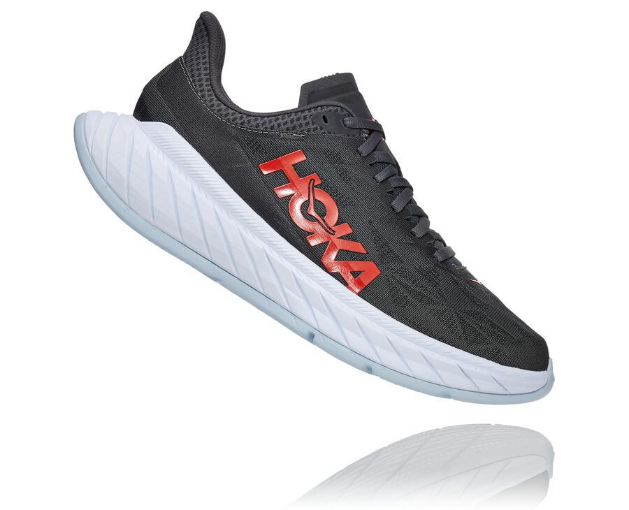 Tenis Hoka One One Hombre Negros/Blancos - Carbon X 2 - REYD12986